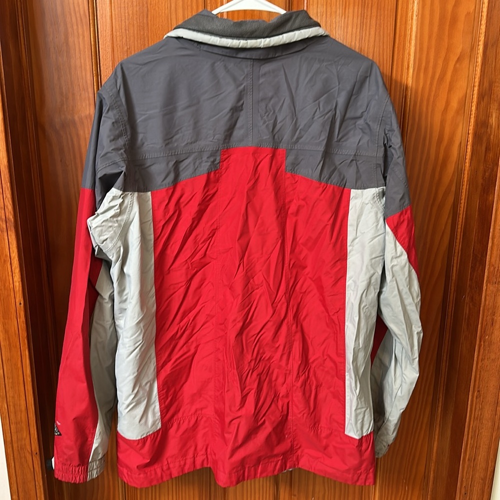 Columbia Bugaboo Jacket Men M Gray Red Interchange Omni-Tech Outdoor Ski - Picture 3 of 6